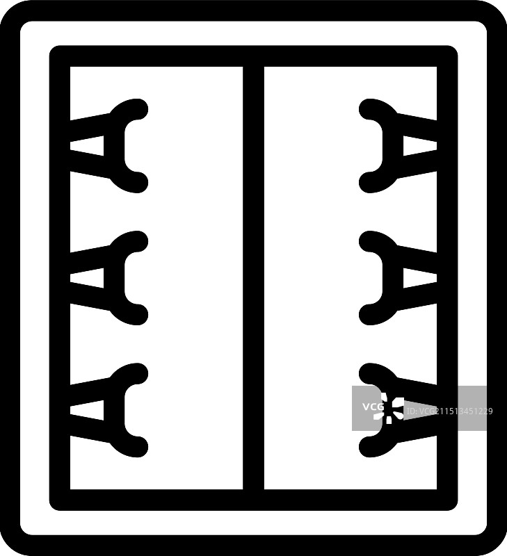 带塑料口袋的空相册图片素材
