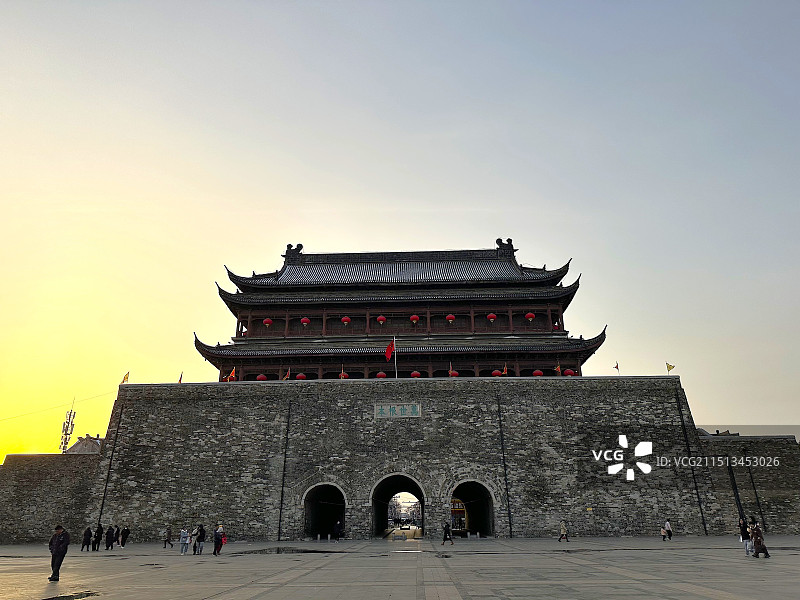 安徽凤阳明中都鼓楼图片素材