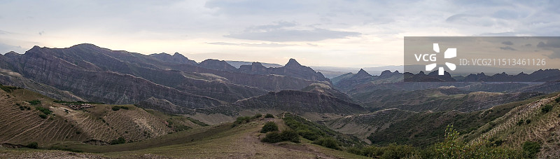 新疆101省道百里画廊图片素材