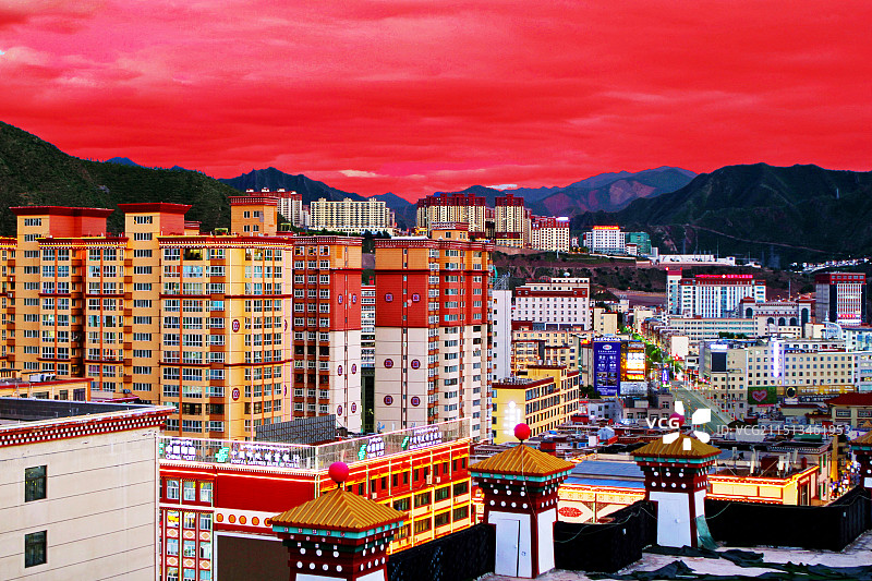 西藏昌都市图片素材