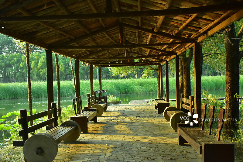 枣庄台儿庄运河湿地公园景区图片素材