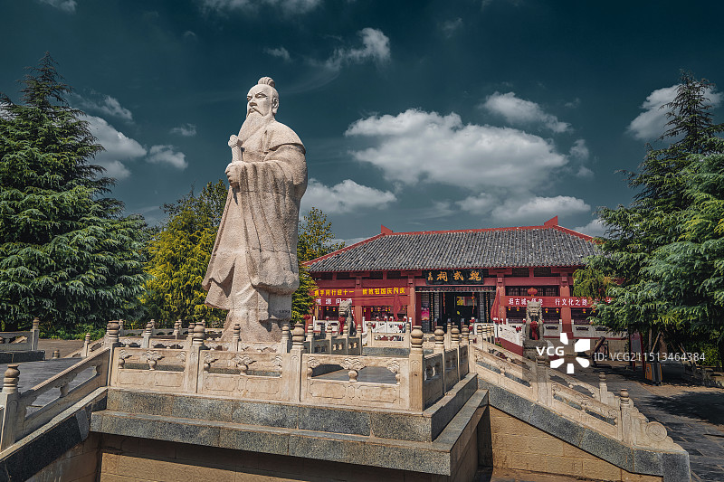 雄韬伟略+安徽省亳州市谯城区曹操公园图片素材