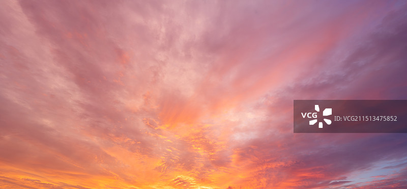 火烧云晚霞背景图片素材