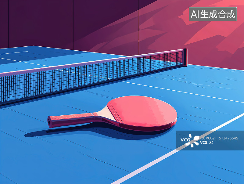 【AI数字艺术】乒乓球运动图片素材