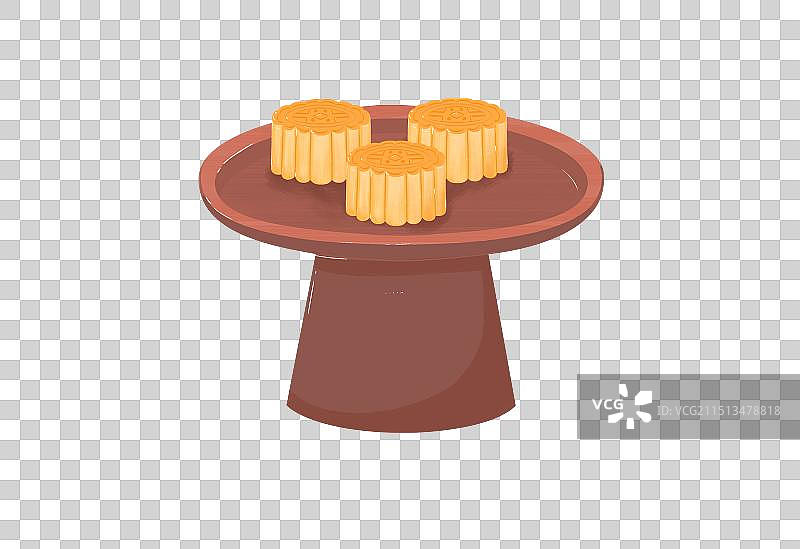 传统节日美食月饼插画图片素材