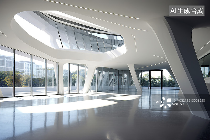 【AI数字艺术】写字楼办公大楼图片素材