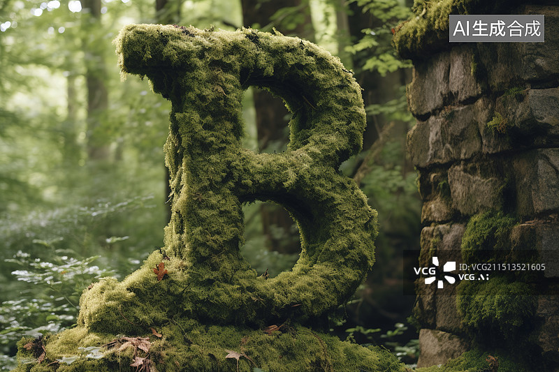 【AI数字艺术】字母B图片素材