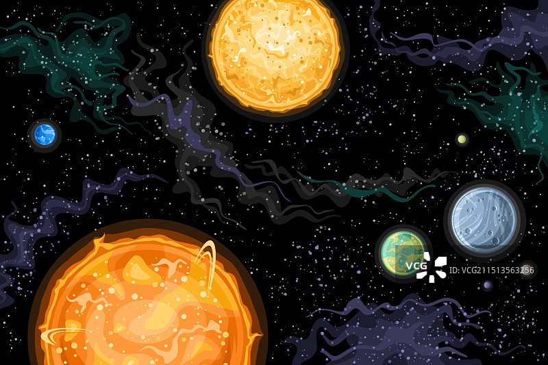 太空卡片图片素材