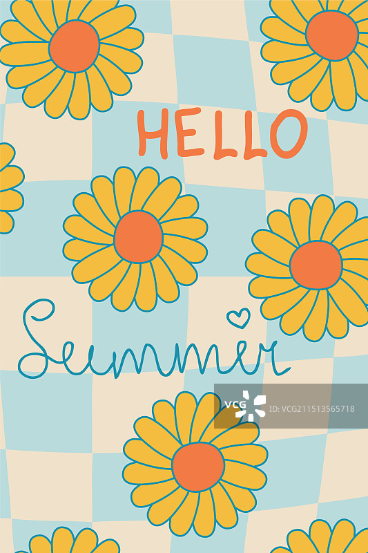 极简风格现代艺术夏季海报图片素材