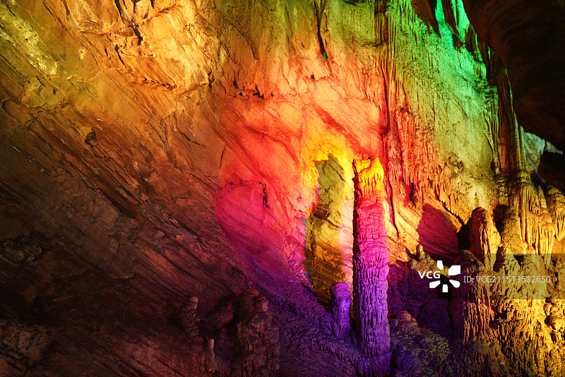 泸州箭竹大黑洞景区图片素材