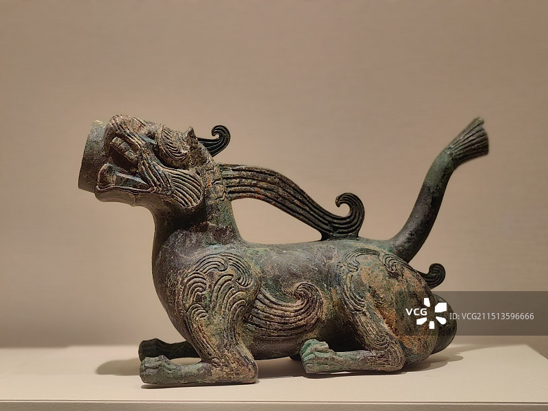 六朝时期青铜虎子图片素材