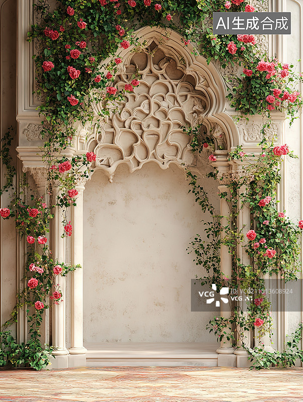 【AI数字艺术】拱门图片素材