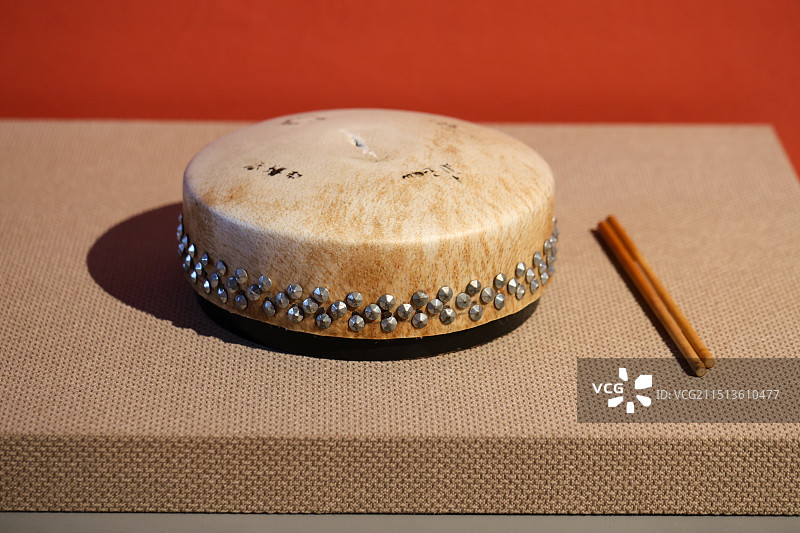 河南信阳光山花鼓戏打击乐打三件和泉州南音乐器中国工艺美术馆图片素材