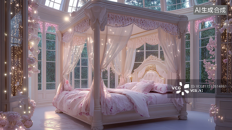 【AI数字艺术】建筑空间图片素材