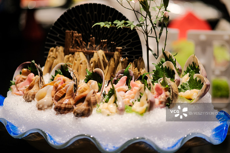 海鲜刺身海鲜火锅图片素材