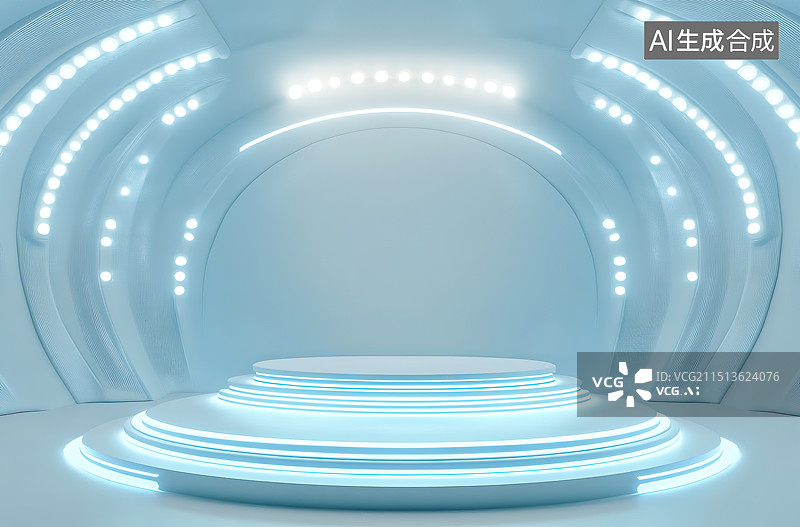 【AI数字艺术】建筑空间图片素材