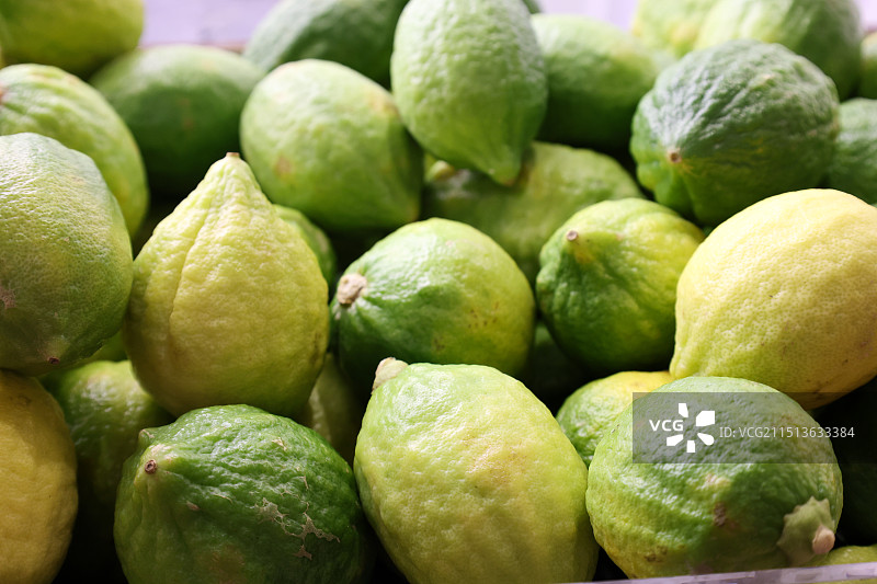 一筐柠檬图片素材