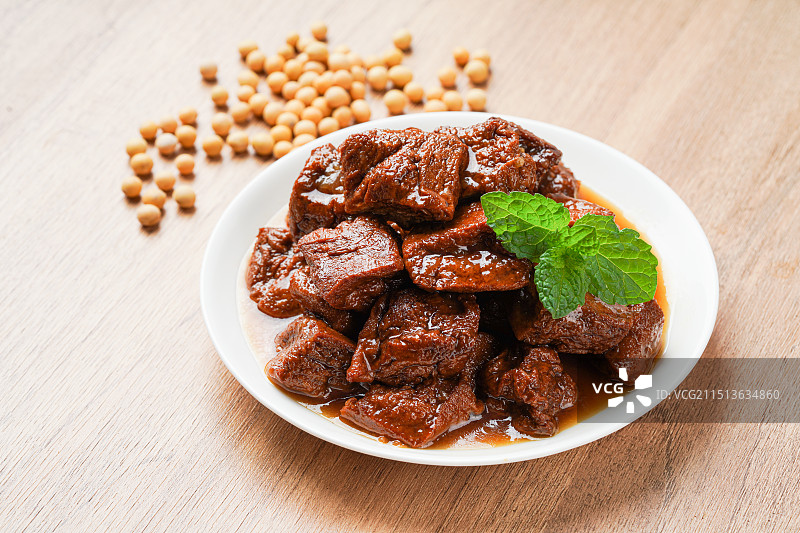 卤豆腐干图片素材