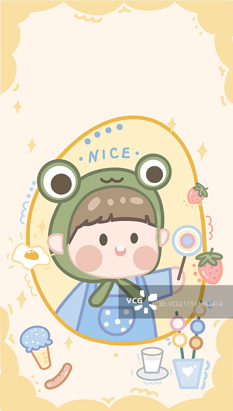 手绘卡通风格图片素材