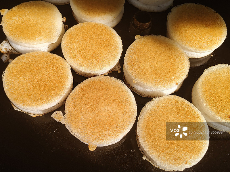 湖北特色小吃米粑 汽水粑粑图片素材