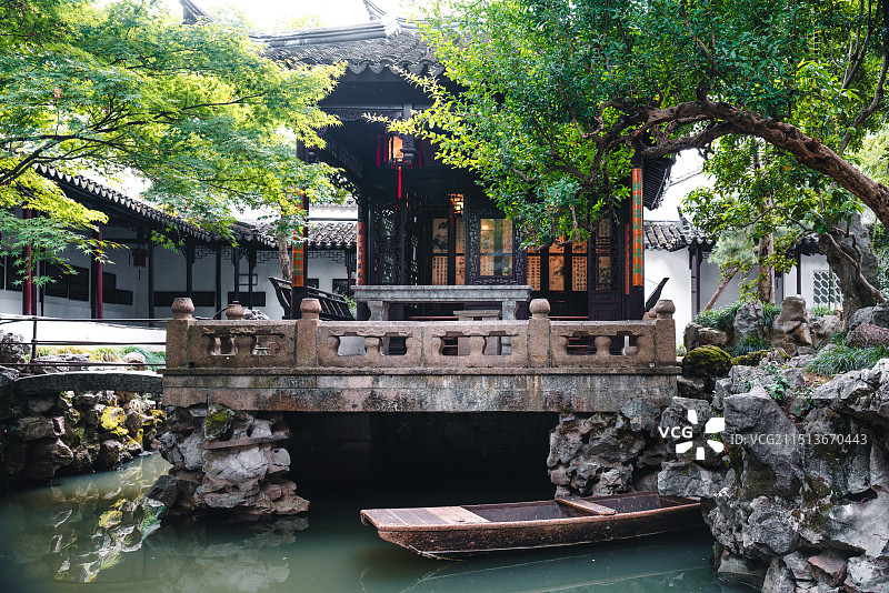 苏州园林怡园景色风光图片素材