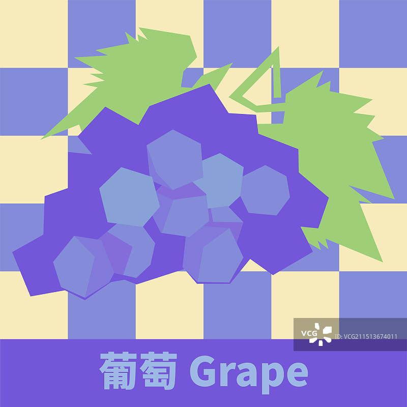 几何化 水果图片素材