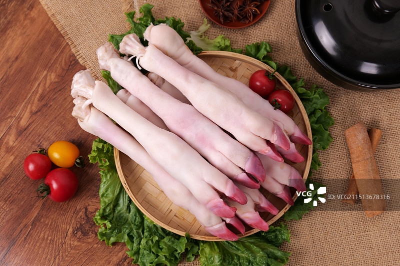 生鲜产品羊蹄子图片素材