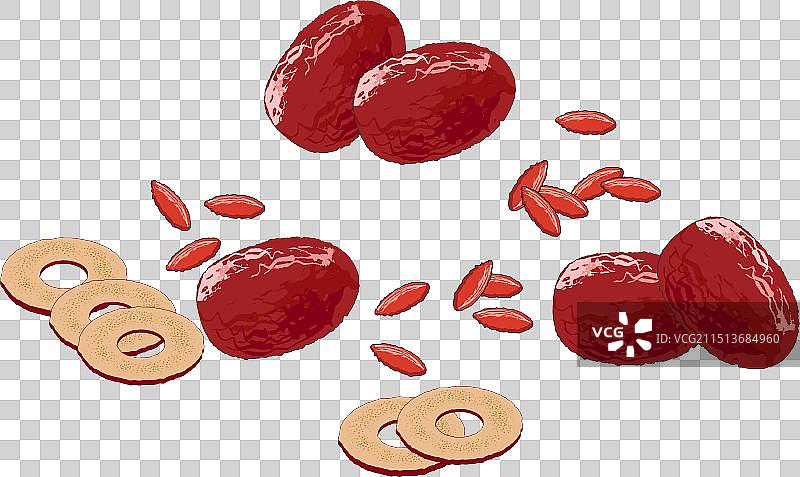 红枣枸杞图片素材