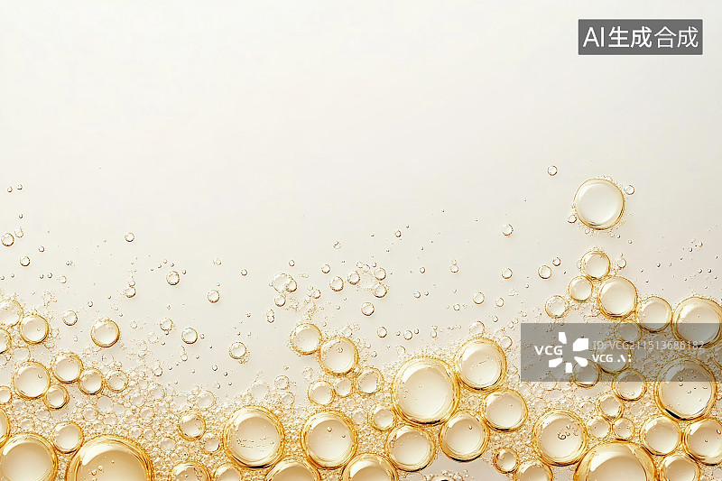 【AI数字艺术】化妆精华液、皮肤修复、保湿霜、胶原蛋白精华液、广告背景图片素材