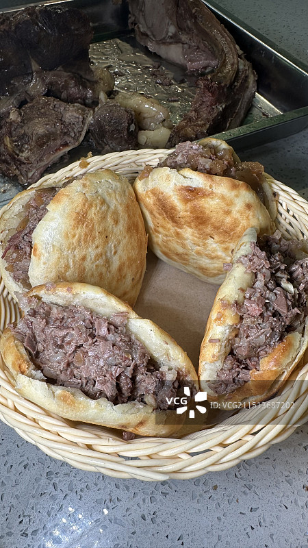 驴肉火烧图片素材