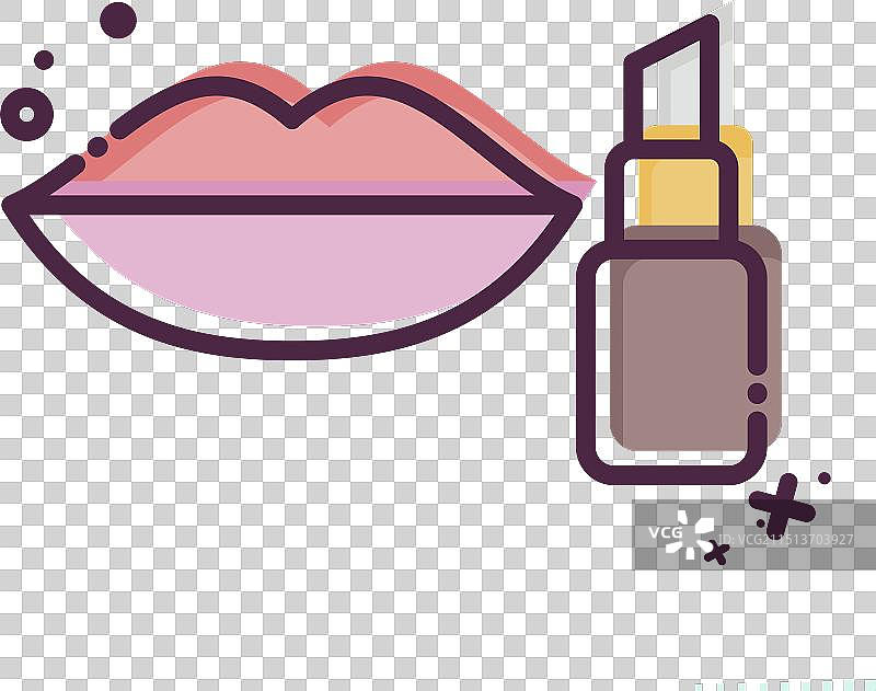 背包客润唇膏图标（MBE风格）图片素材