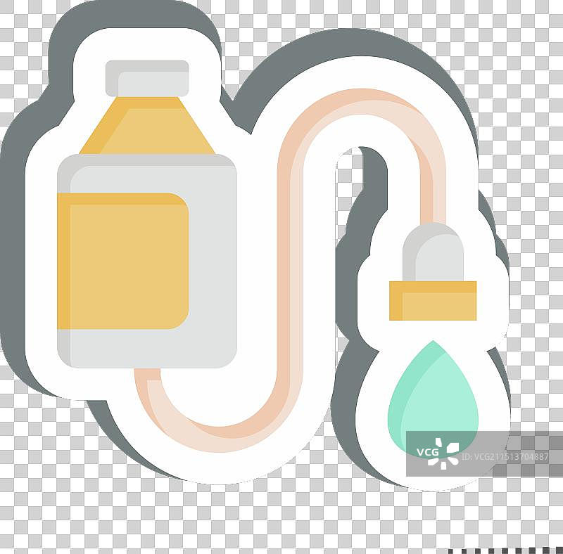 与背包客符号相关的水过滤器贴纸图片素材