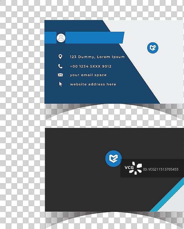 创意商务名片模板图片素材