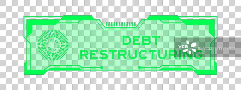 绿色的未来主义hud横幅图片素材