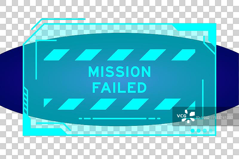 带有“任务”字样的未来主义HUD banner图片素材