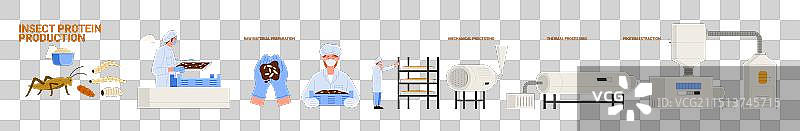 昆虫蛋白食品图片素材