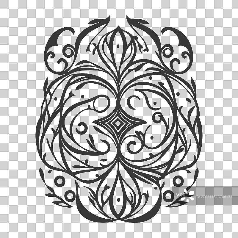 蜡染图案装饰设计灰色图片素材