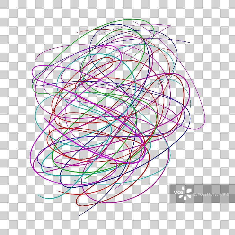 随机抽象线条图形图片素材