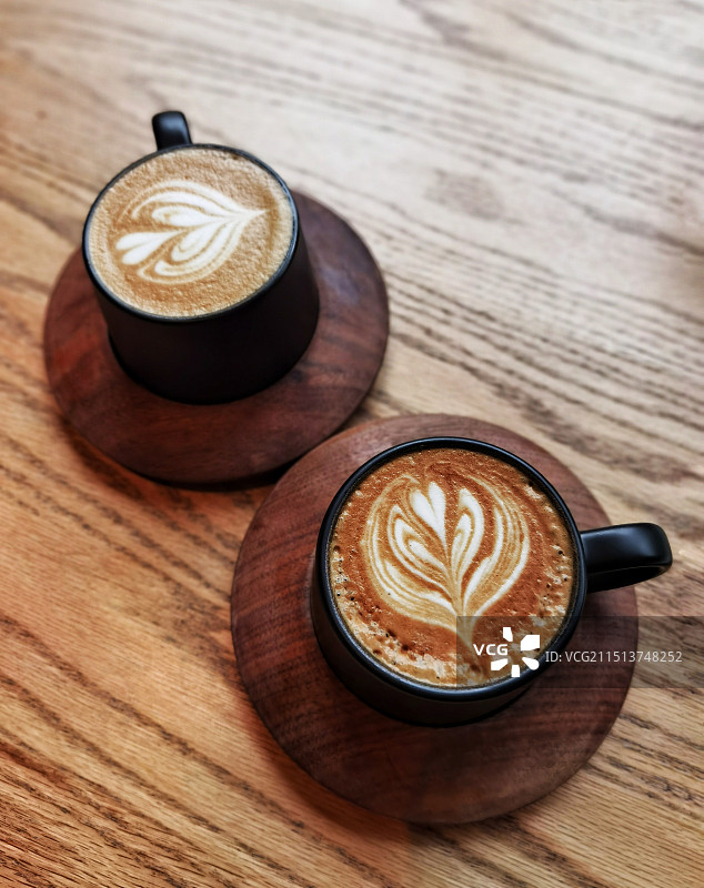 静物美食~咖啡拿铁奶香图片素材