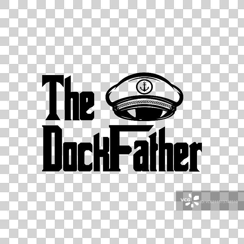 有趣的钓鱼船父子图片素材