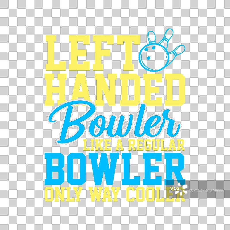 保龄球左撇子队员图片素材