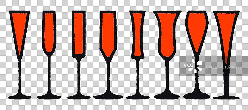 香槟酒纹理图片素材