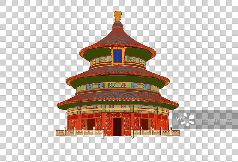天坛-祈年殿 免抠元素图片素材