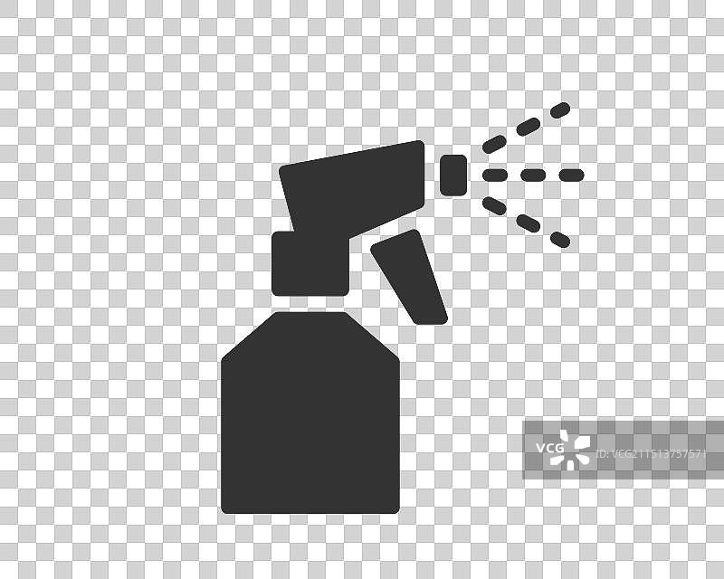 清洁瓶流体喷雾图标图片素材