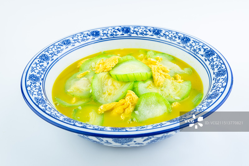 一碗丝瓜鸡蛋汤图片素材