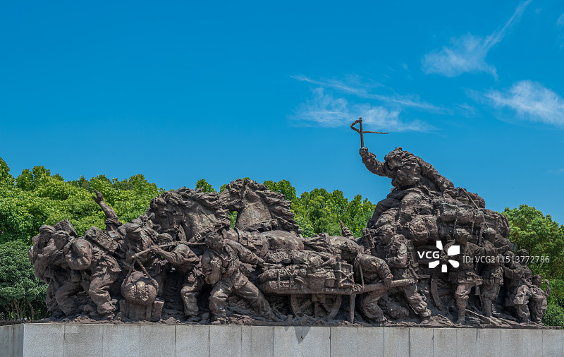 合肥渡江战役总前委旧址图片素材