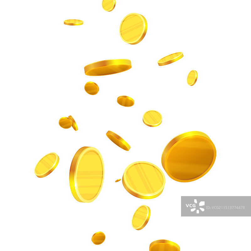 金币掉落图片素材