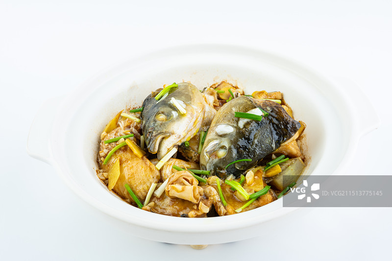 一砂锅豉油焗草鱼图片素材