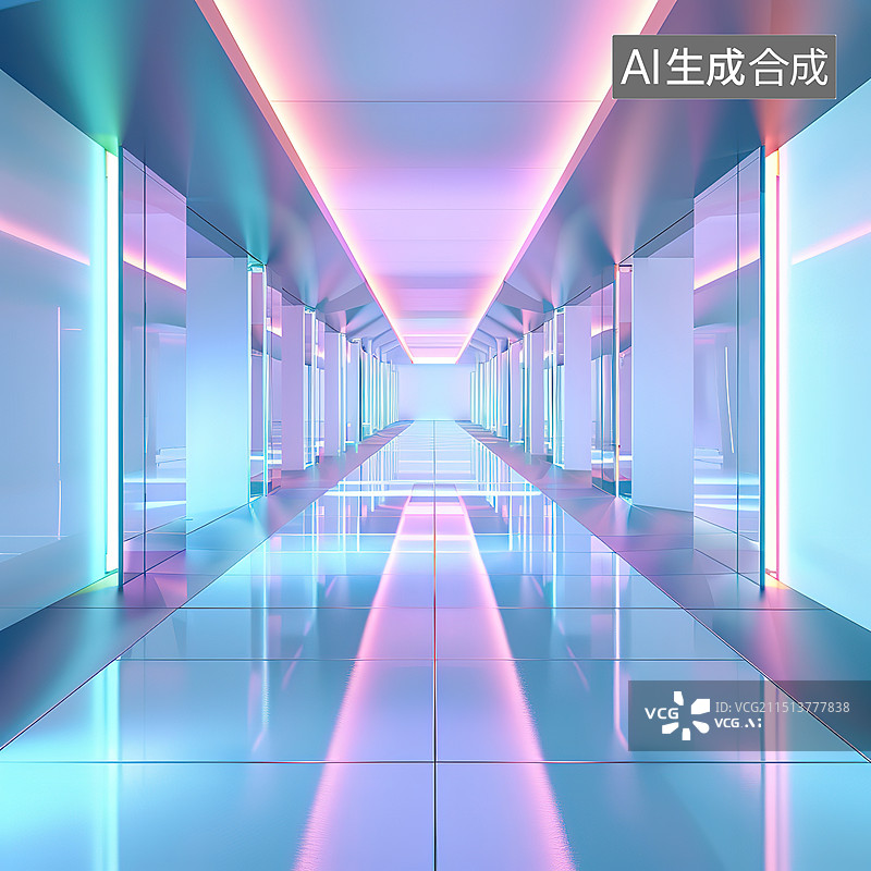 【AI数字艺术】建筑空间图片素材