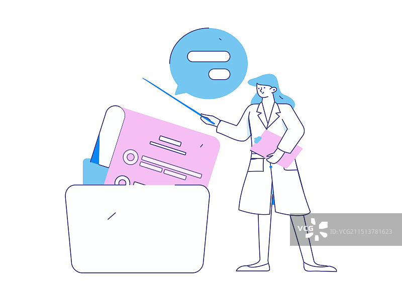 医疗人物抗疫扁平矢量概念运营手绘插画图片素材